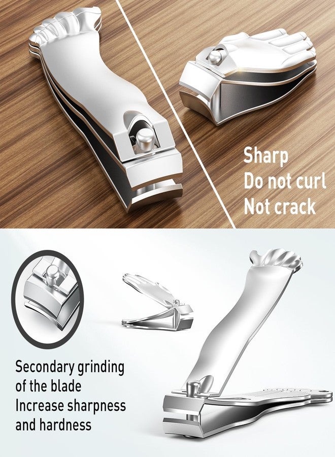 ACIRNS Nail Clippers Set,Gag Gifts Funny,Stocking Stuffers for Adults Men Him,White Elephant Gifts for Adults, Cool Stuff Gadgets for Men Dad Boyfriend Father Husband Friends,Mens Gifts Ideas (Silver) - Image 2